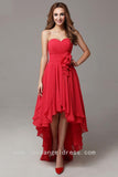 sweetheart-chiffon-high-low-prom-dresses-with-flower-sash