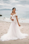 sweetheart-lace-tulle-wedding-dresses-with-removable-wrap