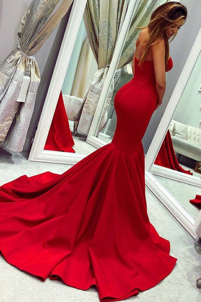 sweetheart-red-mermaid-prom-dress-with-train-satin-backless-gown-1