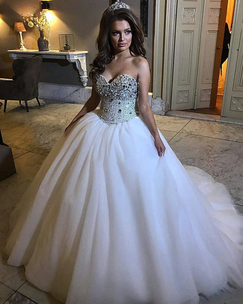 sweetheart-rhinestones-wedding-dress-ball-gown-2020-1