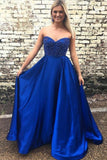 sweetheart-royal-blue-satin-prom-gowns-with-beaded-bodice-vestido-de-fiesta