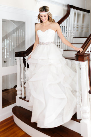 Big Ruffle Wedding Dress