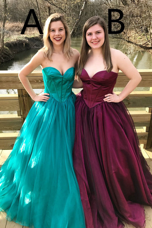 sweetheart-satin-backless-prom-ball-gown-dresses-with-tulle-skirt