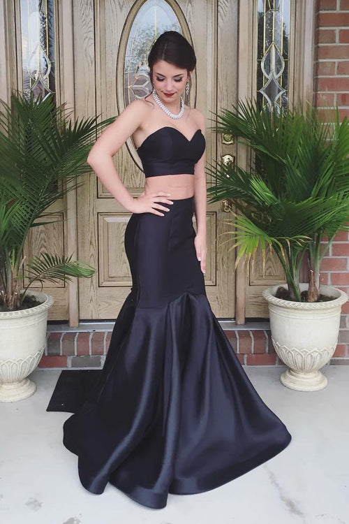 sweetheart-satin-black-mermaid-prom-gown-two-pieces