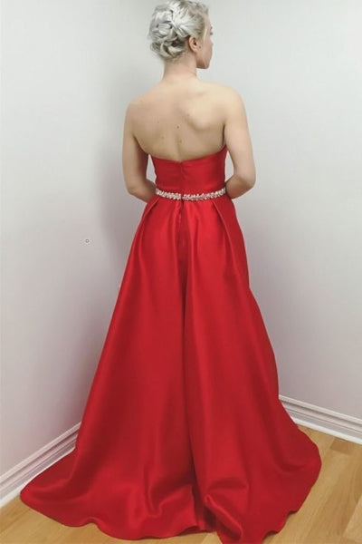 sweetheart-satin-red-long-prom-dresses-with-beaded-belt-2019-1