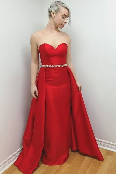 sweetheart-satin-red-long-prom-dresses-with-beaded-belt-2019