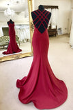 sweetheart-strappy-backless-mermaid-evening-dress-with-sweep-train