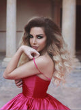 tiered-ball-gown-sweetheart-sexy-prom-dress-fuchsia-1