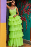 tiered-tulle-skirt-green-prom-dress-with-scoop-neck