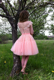 transparent-neckline-blush-pink-homecoming-dress-lace-tulle-skirt-1