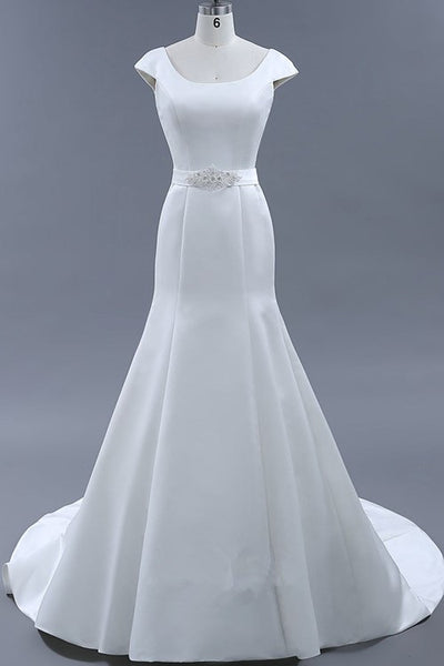 trumpet-satin-wedding-dresses-with-buttons-down-the-back