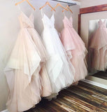 tulle-blush-pink-wedding-dress-with-spaghetti-straps-2