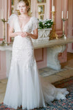 tulle-sleeves-lace-wedding-gown-with-removeable-skirt