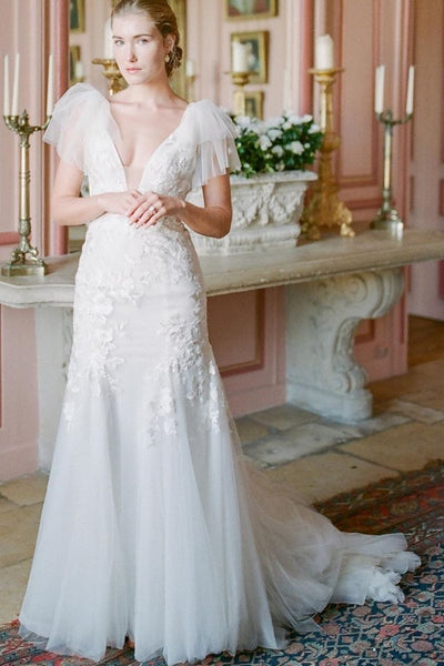 tulle-sleeves-lace-wedding-gown-with-removeable-skirt