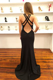 unique-halter-neck-maxi-side-slit-black-long-prom-dresses-1