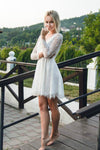 v-neck-lace-short-bridal-dress-with-sleeves-2