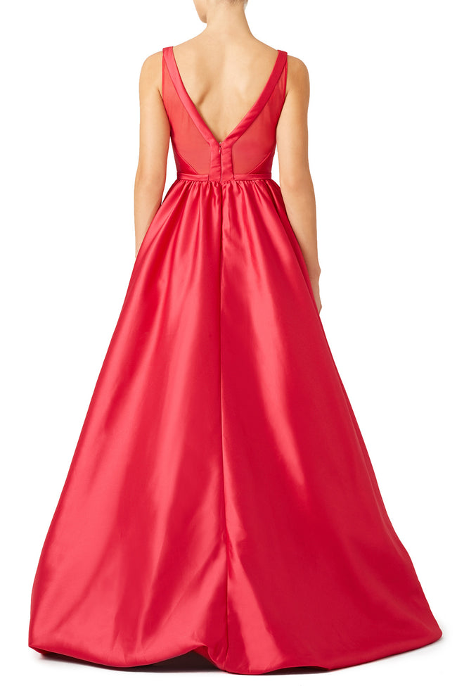 v-neck-satin-red-long-evening-dresses-with-pockets