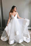 v-neck-satin-tulle-wedding-gown-dress-with-ribbon-edge