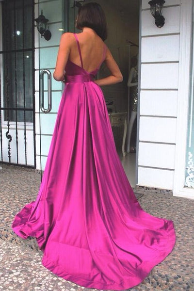 v-neckline-fuchsia-prom-gown-with-a-line-skirt-train-vestido-de-fiesta-de-graduación-1