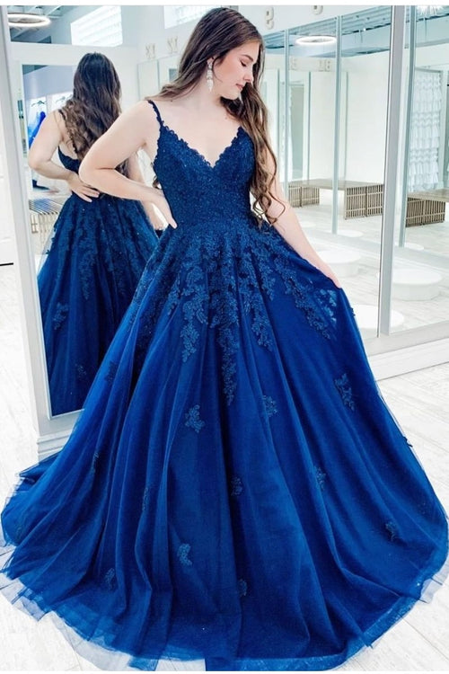 v-neckline-royal-blue-prom-dress-with-lace-appliques-bodice