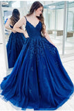 v-neckline-royal-blue-prom-dress-with-lace-appliques-bodice