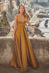 v-neckline-satin-floor-length-prom-dress-with-parallel-waistline