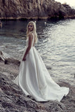 v-neckline-satin-simple-bridal-gown-with-open-back-1