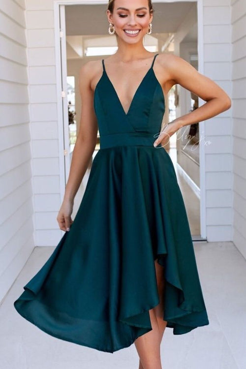 v-neckline-short-prom-gown-with-irregular-hem