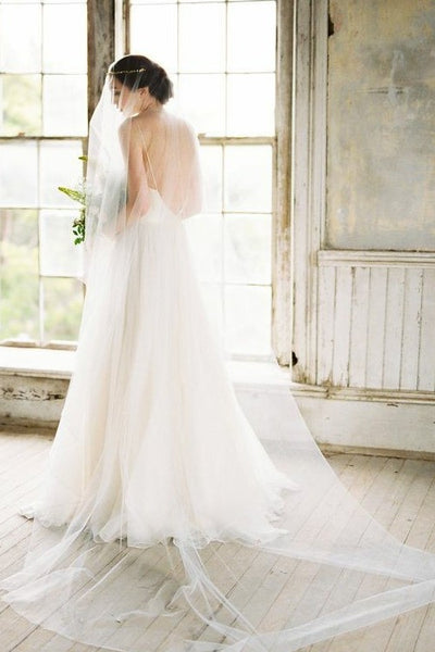 v-neckline-simple-boho-bridal-dresses-with-sweep-train-1