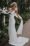 v-neckline-summer-bridal-dresses-with-textured-skirt