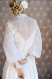 vintage-chiffon-bridal-gown-with-loose-long-sleeves-4