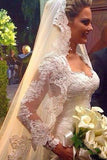 vintage-lace-wedding-dress-with-sheer-long-sleeves-1
