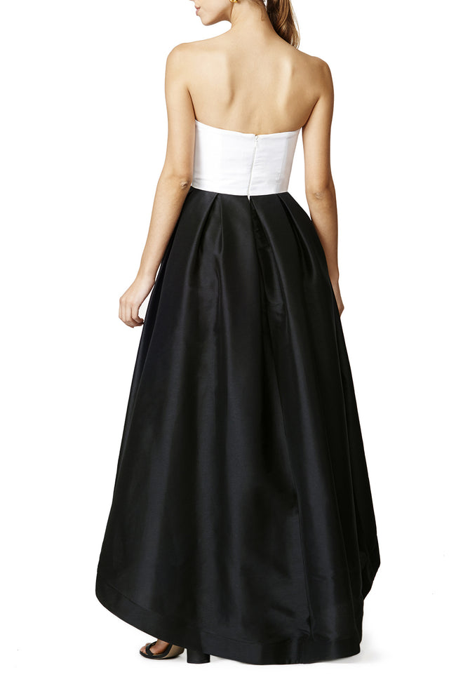 white-black-high-low-prom-dresses-with-strapless-bodice-1