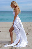 white-lace-and-chiffon-bridal-dress-for-beach-weddings
