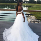white-tulle-wedding-dresses-with-lace-off-the-shoulder-bodice-1