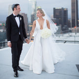 wide-v-neck-sexy-a-line-white-wedding-dresses-with-pockets-2
