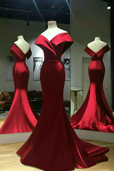 wine-red-mermaid-evening-gown-with-wide-off-the-shoulder