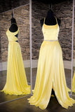 yellow-long-prom-dress-with-slit-side-vestido-de-fiesta-de-graduación